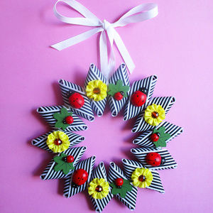 Ladybug Wreath